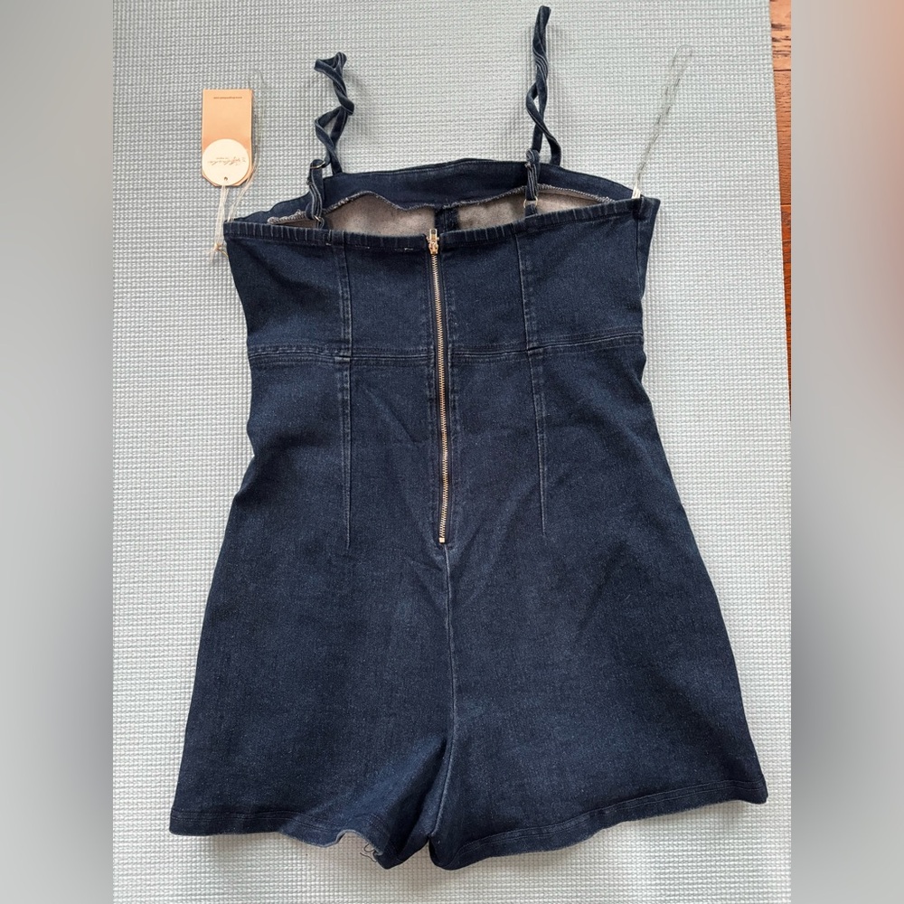 Denim mini Romper/ Dress - Picture 2 of 2